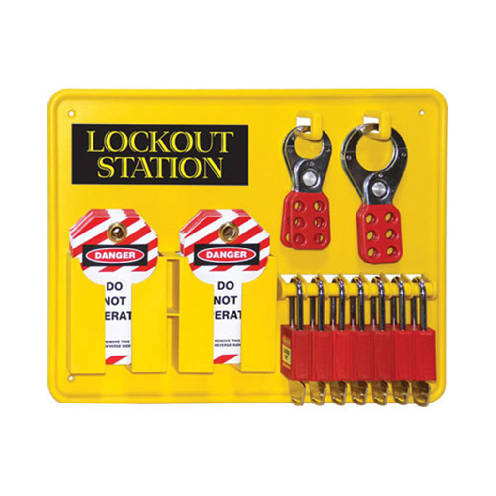 7 Lock Lockout Station - Complete